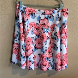 INC International Concepts Woman Floral Skirt 16W